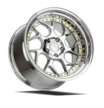 Load image into Gallery viewer, 304.75 Aodhan DS01 Wheels (19x9.5 5x114.3 +22 Offset) Black / Chrome / Gold - Redline360 Alternate Image