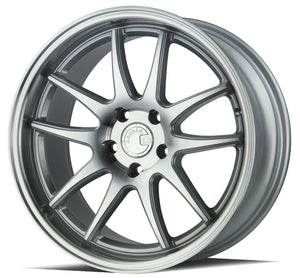 224.75 Aodhan DS02 Wheels (18x8.5 5x100 +35 Offset) Black / Silver / Bronze - Redline360