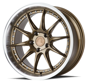 224.75 Aodhan DS07 Wheels (18x9.5 5x100 +35 Offset) Bronze / Black / Silver - Redline360