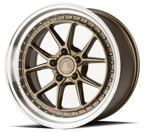 249.75 Aodhan DS08 Wheels (18x8.5 5x120 +35 Offset) Bronze / Black / Silver - Redline360