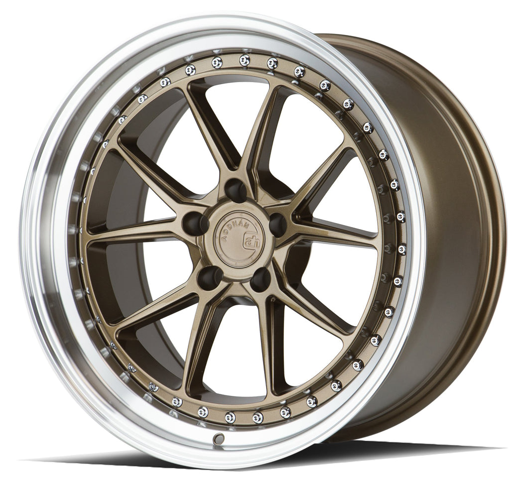 304.75 Aodhan DS08 Wheels (19x11 5x114.3 +22 Offset) Bronze / Black / Silver - Redline360