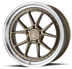 279.75 Aodhan DS08 Wheels (19x8.5 5x120 +35 Offset) Bronze / Black / Silver - Redline360