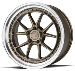 279.75 Aodhan DS08 Wheels (19x9.5 5x114.3 +30 Offset) Bronze / Black / Silver - Redline360