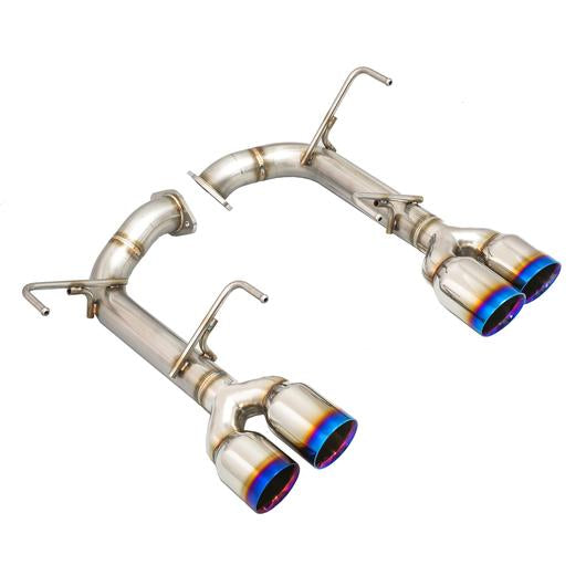 270.75 Remark Muffler Delete Exhaust Subaru WRX & STi (2015-2020) Polished / Blue Tips / Boso - Redline360