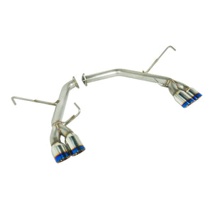 Remark Axleback Exhaust Subaru WRX & STi (2015-2021) [SPT Version] Polished or Burnt Stainless Tips