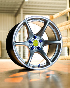 311.55 Kansei Tandem [18x9 5X100 +12mm Offset] Gunmetal / Hyper Silver / Textured Bronze - Redline360