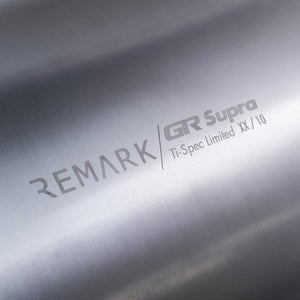Remark Catback Exhaust Toyota GR Supra (20-22) [Ti-Spec - Full Titanium / LIMITED EDITION] Dual Rear Exit