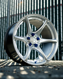 311.55 Kansei Tandem [18x9 5X100 +12mm Offset] Gunmetal / Hyper Silver / Textured Bronze - Redline360