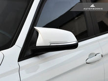 Load image into Gallery viewer, Autotecknic Replacement Mirror Covers BMW M2 F87 (2015) [V2 M Inspired] Painted - Alpine White (300) Alternate Image