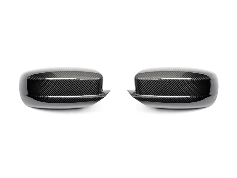 Autotecknic Replacement Mirror Covers Dodge Charge (11-19) Dry Carbon Fiber