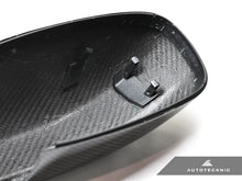 Load image into Gallery viewer, Autotecknic Replacement Mirror Covers Dodge Charge (11-19) Dry Carbon Fiber Alternate Image