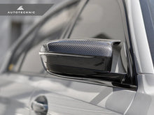 Load image into Gallery viewer, Autotecknic Replacement Mirror Covers BMW M8 F91/F92/F93 (18-22) Dry Carbon Fiber - Default Title Alternate Image