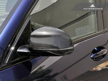 Load image into Gallery viewer, Autotecknic Replacement Mirror Covers BMW X3 G01 (18-21) Dry Carbon Fiber - Default Title Alternate Image