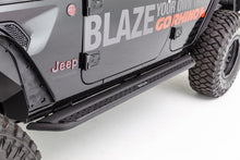 Load image into Gallery viewer, Go Rhino Dominator DSS Side Steps Jeep Wrangler JLU 4 Door (18-21) [Extreme - w/ Full Length Top Step] - Default Title Alternate Image