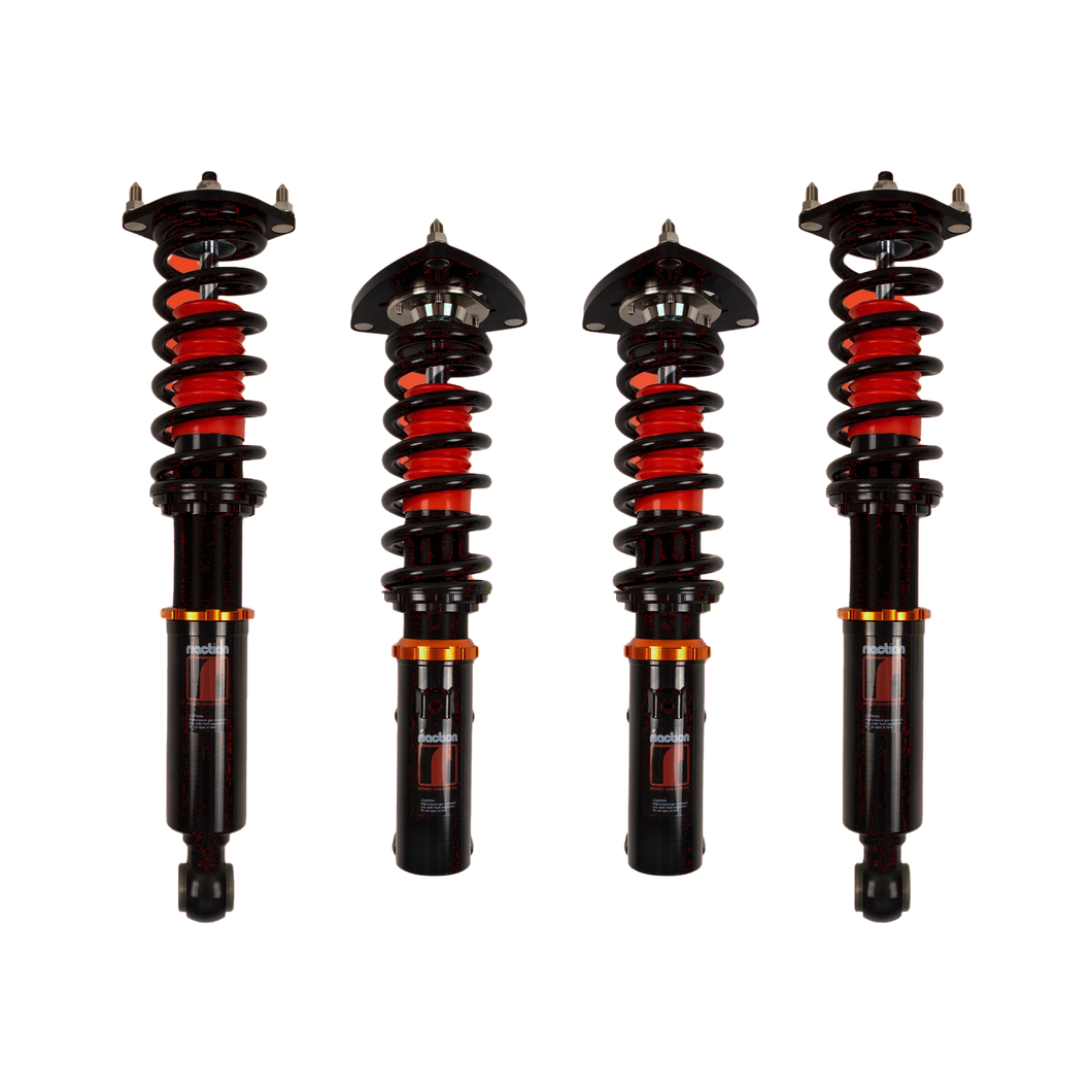 Riaction Coilovers Mitsubishi 3000GT VR4 AWD (1991-1999) GT-1 32 Way Adjustable w/ Front Camber Plates