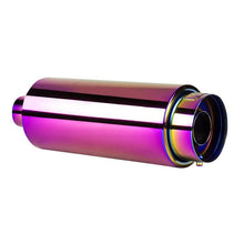 Load image into Gallery viewer, 89.99 DC Sports 2.25&quot; Anodized Chameleon Stainless Steel Exhaust Tip w/ Silencer - EX-5022 - Redline360 Alternate Image