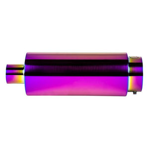 89.99 DC Sports 2.25" Anodized Chameleon Stainless Steel Exhaust Tip w/ Silencer - EX-5022 - Redline360