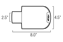 Load image into Gallery viewer, ARK 4.5" Universal Slip-On Single Tip - Stainless Steel or Carbon Fiber - Stainless Steel Alternate Image