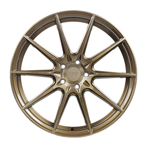 295.00 F1R F101 Wheels (20x9 5×114.3 35ET) Brushed Bronze / Gloss Black / Machined Silver - Redline360