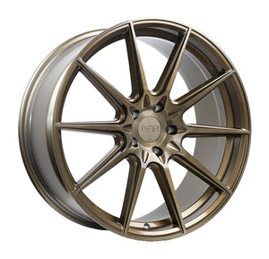 295.00 F1R F101 Wheels (20x9 5×114.3 35ET) Brushed Bronze / Gloss Black / Machined Silver - Redline360