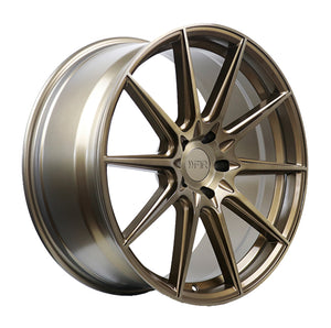 310.00 F1R F101 Wheels (20x10 5×114.3 38ET) Brushed Bronze / Gloss Black / Machined Silver - Redline360