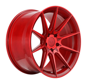205.00 F1R F101 Wheels (18x8.5 5×100 38ET) Gloss Black / Machined Silver / Candy Red / Brushed Gold - Redline360