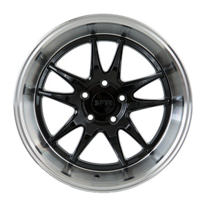 205.00 F1R F102 Wheels (18x8.5 5x114.3 38ET) Gloss Black Polish or Red Lip - Redline360