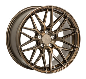 215.00 F1R F103 Wheels (18x9.5 5x114.3 38ET) Brushed Bronze / Brushed Silver / Candy Red - Redline360