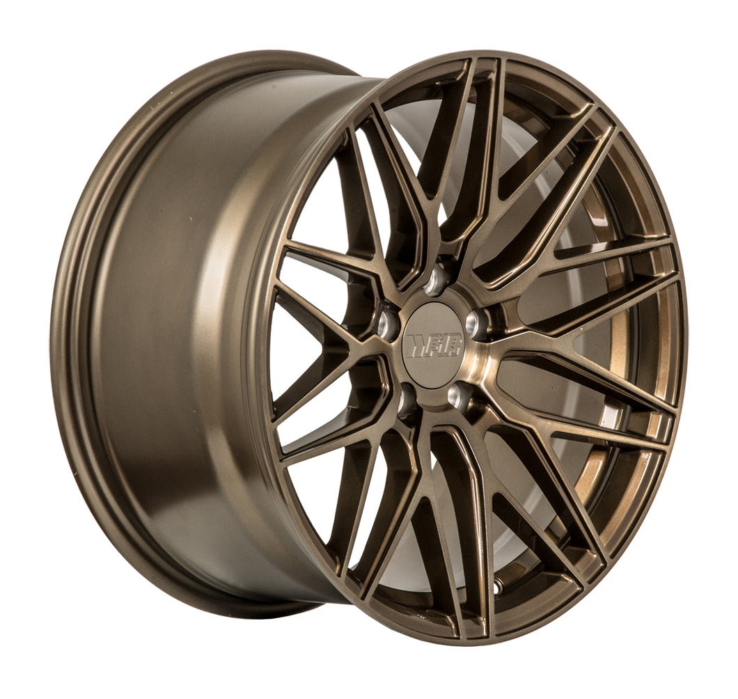 215.00 F1R F103 Wheels (18x9.5 5x112 45ET) Brushed Bronze / Gloss Black / Brushed Silver - Redline360