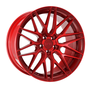 205.00 F1R F103 Wheels (18x8.5 5x100 38ET) Brushed Bronze / Gloss Black / Brushed Silver / Candy Red - Redline360