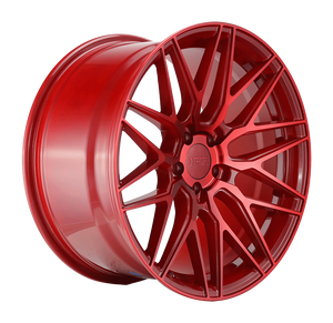 205.00 F1R F103 Wheels (18x8.5 5x100 38ET) Brushed Bronze / Gloss Black / Brushed Silver / Candy Red - Redline360