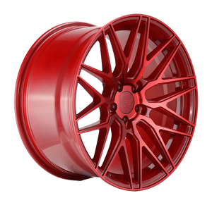 205.00 F1R F103 Wheels (18x8.5 5x108 42ET) Brushed Bronze / Gloss Black / Brushed Silver / Candy Red - Redline360