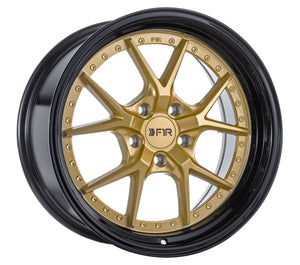 185.00 F1R F105 Wheels (17x8.5 5×114.3 38ET) Machine Silver / Candy Red / Gold / Bronze / Gloss Black - Redline360