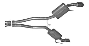 447.56 Gibson Exhaust Chevy Camaro 6.2L (2010) [Catback - Dual Rear]  Aluminized or Stainless - Redline360