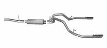 Load image into Gallery viewer, Gibson Exhaust Chevy/GMC Silverado/Sierra 1500 5.3L 2/4WD (14-18) [Catback - Dual Split Exit] Polished or Black Ceramic Tips - Regular Cab / Stainless w/ Polished Tips Alternate Image