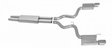 Load image into Gallery viewer, Gibson Exhaust Ford Mustang 3.7L (15-18) [Catback - Dual Rear 2.5" Exhaust w/ 4.5" tips] Polished or Black Ceramic Tips - Polished Alternate Image