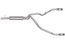 Load image into Gallery viewer, Gibson Exhaust Ford F250/ F350 Super Duty 6.2L 2/4WD (11-16) [Catback - Dual Split Exit] Polished or Black Ceramic Tips - Super Cab/Short Bed / Stainless w/ Polished Tips Alternate Image