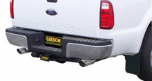 Load image into Gallery viewer, Gibson Exhaust Ford F250/ F350 Super Duty 6.2L 2/4WD (11-16) [Catback - Dual Split Exit] Polished or Black Ceramic Tips - Crew Cab/Short Bed / Aluminized w/ Polished Tips Alternate Image