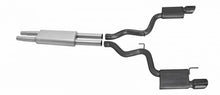 Load image into Gallery viewer, Gibson Exhaust Ford Mustang 3.7L (15-18) [Catback - Dual Rear 2.5" Exhaust w/ 4.5" tips] Polished or Black Ceramic Tips - Black Ceramic Alternate Image