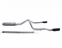 Load image into Gallery viewer, Gibson Exhaust Chevy/GMC Silverado/Sierra 1500 4.3L/5.3L 2/4WD (19-20) [Catback - Dual Split Exit] Polished or Black Ceramic Tips - Old Body Style / Black Ceramic Tips Alternate Image