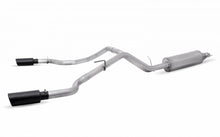 Load image into Gallery viewer, Gibson Exhaust Ford Ranger 2.3L 4Dr (2019-2022) Catback Polished or Black Ceramic Tips - Stainless w/ Black Ceramic Tips Alternate Image