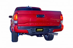 481.51 Gibson Exhaust Toyota Tacoma 3.5L 2/4WD (16-19) [Catback - Single Rear Exit]  Aluminized / Stainless / Elite Black - Redline360