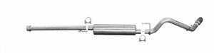 481.51 Gibson Exhaust Toyota Tacoma 3.5L 2/4WD (16-19) [Catback - Single Rear Exit]  Aluminized / Stainless / Elite Black - Redline360