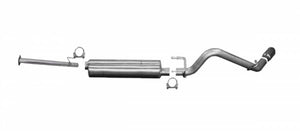 481.51 Gibson Exhaust Toyota Tacoma 3.5L 2/4WD (16-19) [Catback - Single Rear Exit]  Aluminized / Stainless / Elite Black - Redline360