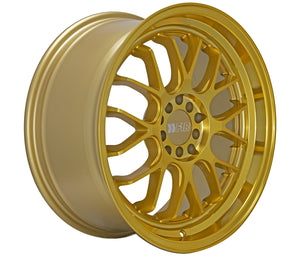 225.00 F1R F21 v2 Wheels (18x8.5 5×120/114.3 35ET) Bronze / Candy Red / Machine Gold / Hyper Black - Redline360