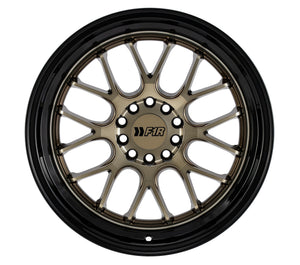 185.00 F1R F21 v2 Wheels (17x8.5 5×100/114.3 35ET) Bronze / Candy Red / Hyper Black - Redline360