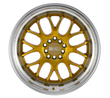 Load image into Gallery viewer, F1R F21 v2 Wheels (18x10.5 5×100/114.3 40ET) Bronze / Candy Red / Machine Gold / Hyper Black - Bronze / Black Lip Alternate Image