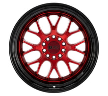 Load image into Gallery viewer, 185.00 F1R F21 v2 Wheels (17x8.5 5×100/114.3 35ET) Bronze / Candy Red / Hyper Black - Redline360 Alternate Image