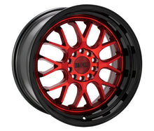 Load image into Gallery viewer, 185.00 F1R F21 v2 Wheels (17x8.5 5×100/114.3 35ET) Bronze / Candy Red / Hyper Black - Redline360 Alternate Image