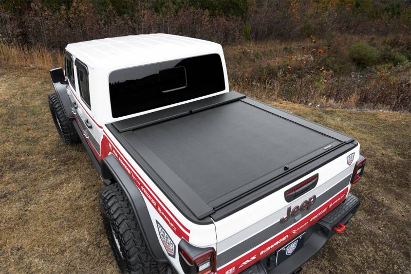 1399.00 Roll-N-Lock Tonneau Cover Jeep Gladiator (2020-2021) 5' Bed  - M-Series Retractable - w/ or w/o Trail Rail System - Redline360